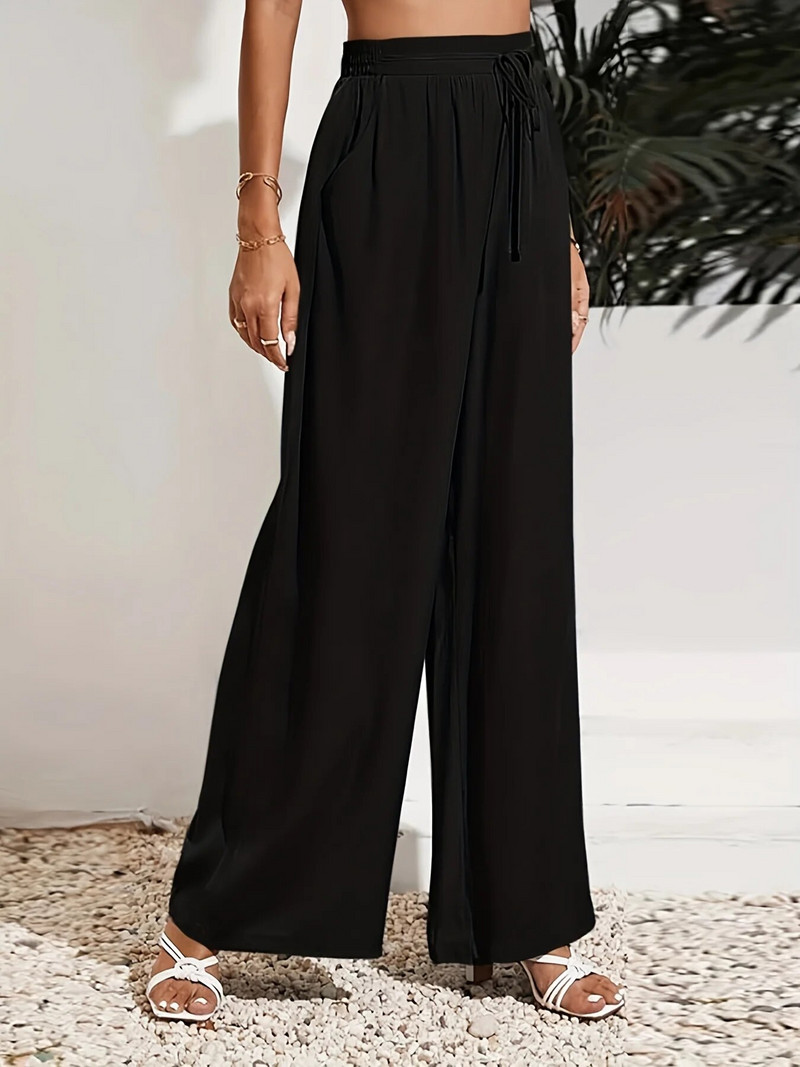 2023 m. vasaros moteriškos didelio dydžio hiphopo serijos mados dizaino aukšto juosmens tiesios kelnės