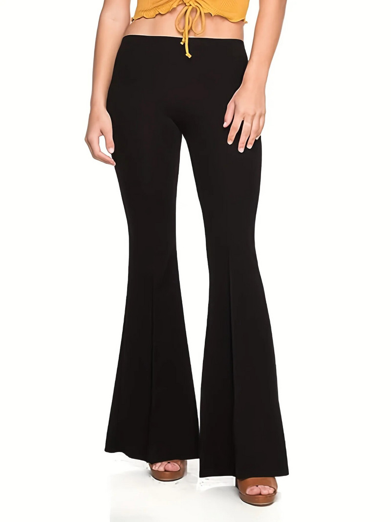 Suvised uued naiste pluss-suuruses Briti kõrge vöökohaga stiilis moodsad drapeerivad disainstiilis laienevad püksid