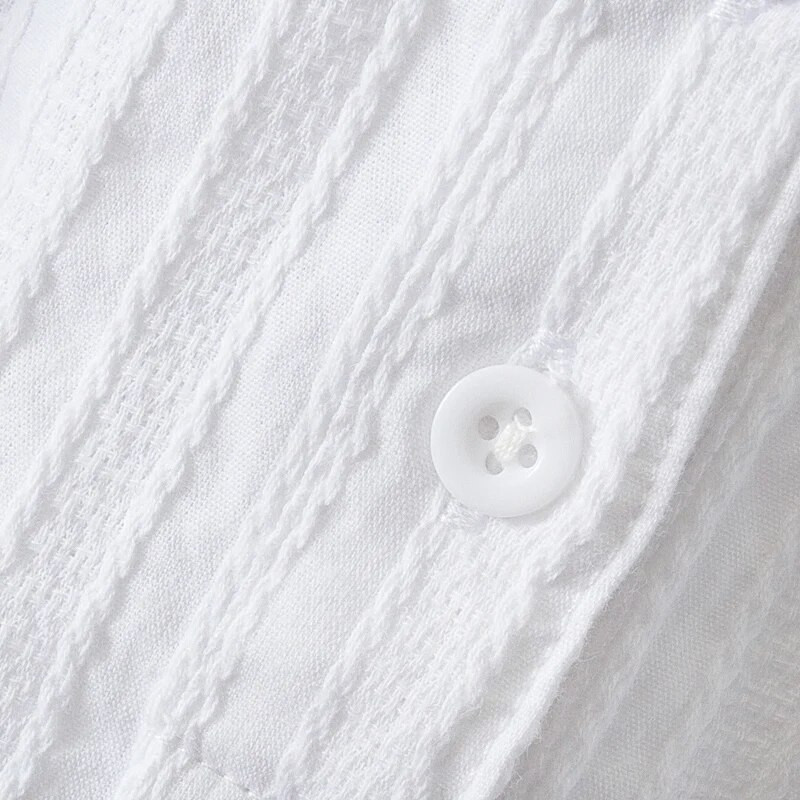 2023. aasta uus kevadsuvi põhjuslikud valged naiste särgid V-kaelusega lahtised 100% puuvillased kontorinaised elegantsed topelttaskutega pluusiga särgid, topsid