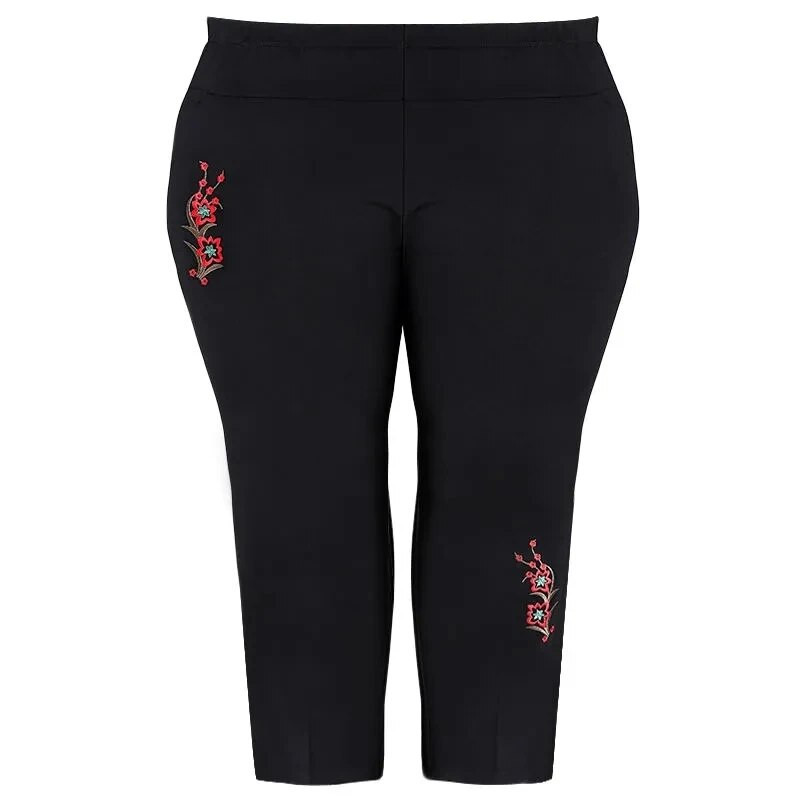 Suures suuruses XL-8XL Naiste Püksid Sügistalv Uued Kõrge vöökohaga elastsed vabaaja püksid Paksad Pluss sametised soojad sirge säärega püksid