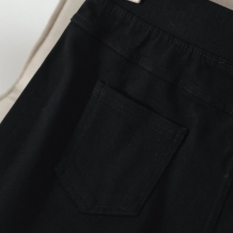 Φθινοπωρινά ρούχα 2023 Γυναικεία παντελόνια Flare Plus Size Casual Tassels με πόδι που ανοίγει μονόχρωμη καμπύλη