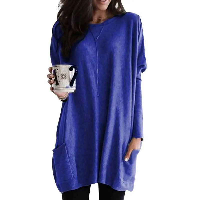 Suures suuruses naiste topid 2023. aasta sügise pikkade varrukatega T-särk, vabaaja särk naiste Y2K Crop rõivastele