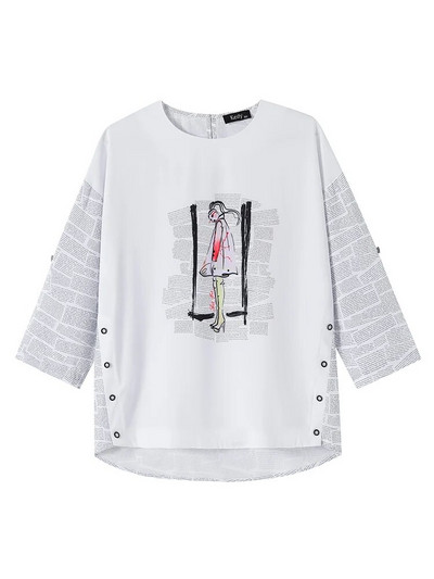 Naiste suures suuruses pullover Kevadelt šikk elegantne pullover lihava naiste moepulloveri jaoks