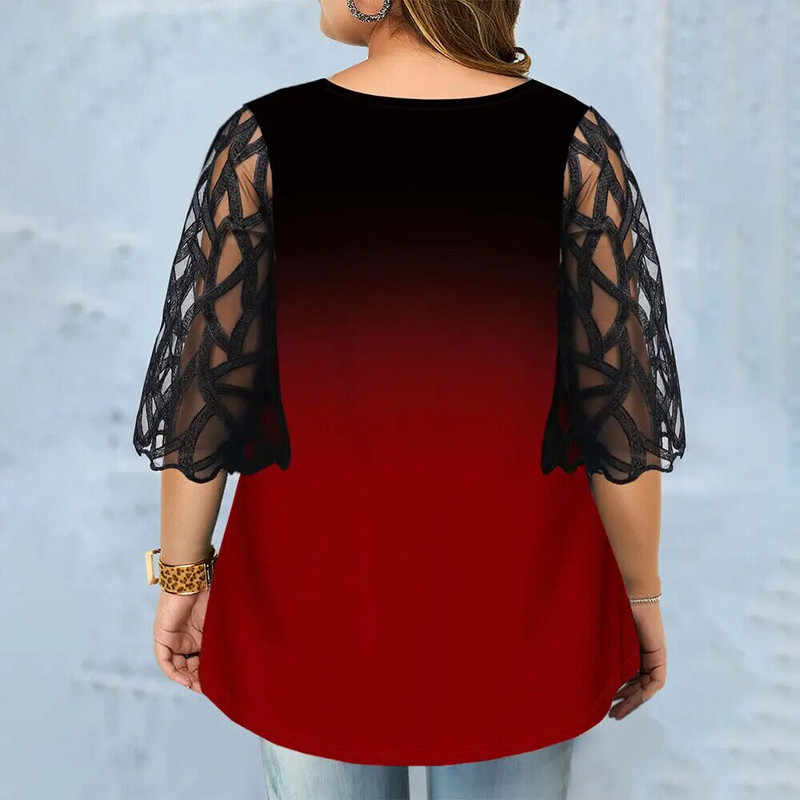 2023. aasta jõulud, naiste 3/4 pikkade varrukatega topid Pullover Naiste vabaaja tuunika T-pluus Riided Riided Suures suuruses T-särk