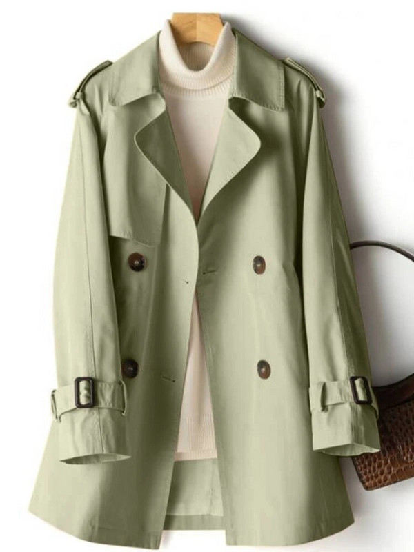 Trench-mantel naistele 2023. aasta kevad-sügis, uus moes must rõivad Korea jakk, ülisuur naiste mantel vabaaja massiivne mantel