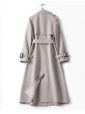 Fitshinling 2023 Χειμώνας Γυναικείο αντιανεμικό με ζώνη Μόδα Streetwear Μακρύ παλτό Γυναικεία Ρούχα Λεπτά Γυναικεία αντιανεμικά