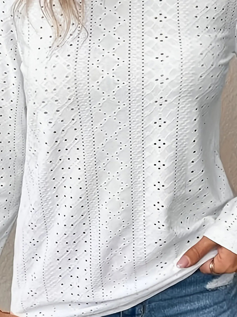 Γυναικείο Plus Size Top Spring Chic Elegant Top For Chubby Women's Fashion Top