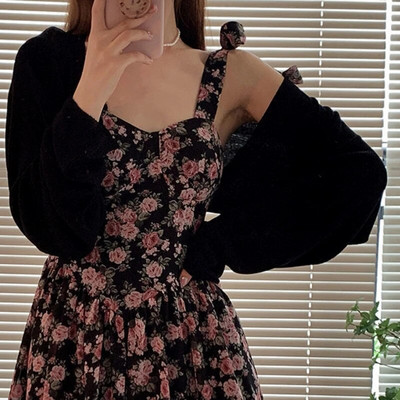 Πλεκτές ζακέτες Γυναικεία αντηλιακή κρέμα Hotsweet Κομψή καλοκαιρινή μόδα μακρυμάνικο μονόχρωμο φαρδύ σέξυ θηλυκό Ulzzang Casual