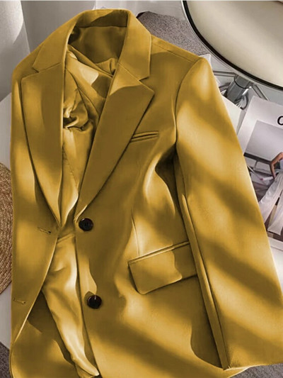 Γυναικεία μπουφάν Ροζ μικρό κοστούμι Γυναικείο παλτό Casual Μικρό φαρδύ Κορεάτικη έκδοση Μικρό κοστούμι Γυναικείο σχέδιο Sense Blazer Women