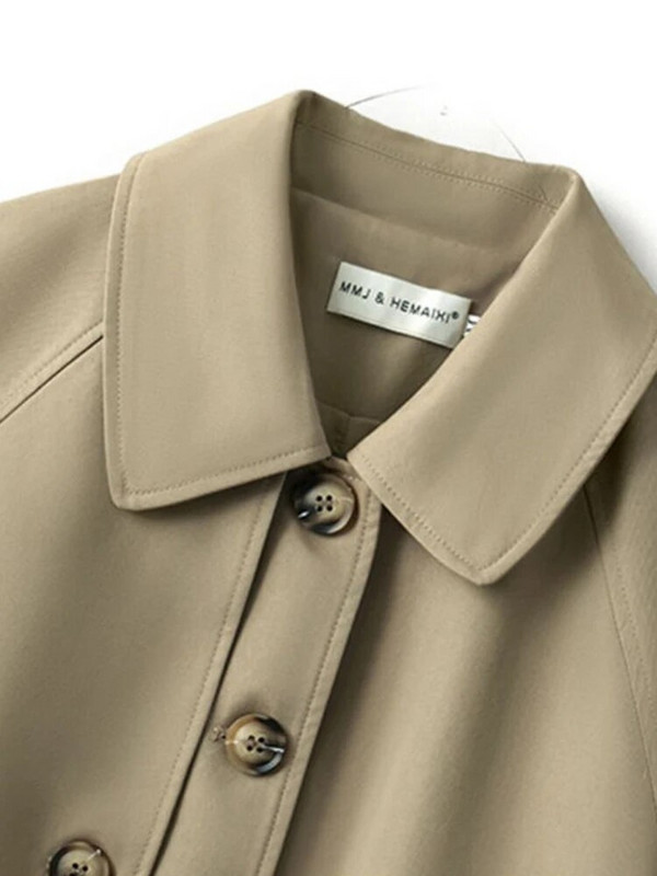 Klassikaline kontori naiste trentšmantlid pidulikud naiste tuuletõkkejoped Kevadsügis välisrõivad Gabardina pikkade varrukatega Ol Chaquetas uus