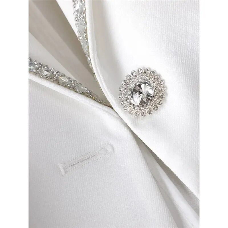 2022. aasta sügisene naiste bleiser Paillettes Femme suvine päikesekaitsejope valge uus ülikond jakk Naiste mood õhuke must kardigan