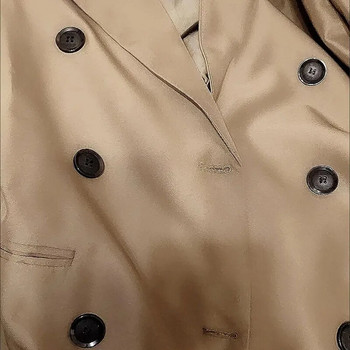Χακί Blazer Trench Coats Γυναικεία μακριά Y2k Casual Μπουφάν Gabardina Κορεατικά Abrigo Double Breasted Windbreaker Casaco New Chaquetas
