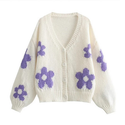 Φθινοπωρινό συνονθύλευμα πουλόβερ Γυναικεία ζακέτα 2023 Casual χειμωνιάτικο μακρυμάνικο με λαιμόκοψη V γυναικεία πουλόβερ Κομψό παλτό Streetwear με κουμπί