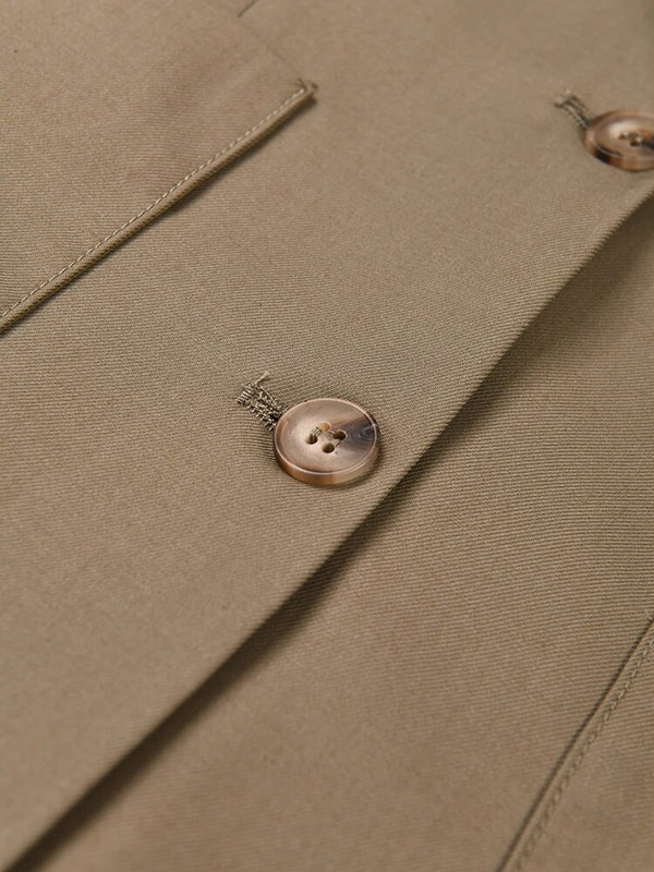 EAM Khaki seljaga triibuline bleiser, naiste suur vabaaja uus rev, pikkade varrukatega avara jaki moodne kevad-sügis 2023 2R377104