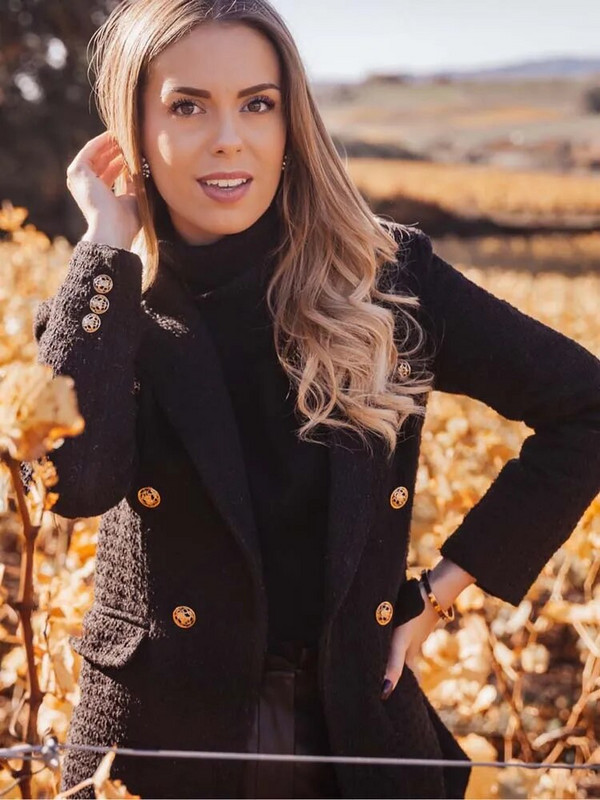 Moteriški 2023 m. „Traf Fashion“ metaliniai dvieiliai vilnoniai švarkai paltai, senoviniai ilgomis rankovėmis, moteriški viršutiniai drabužiai, prašmatnios viršūnės