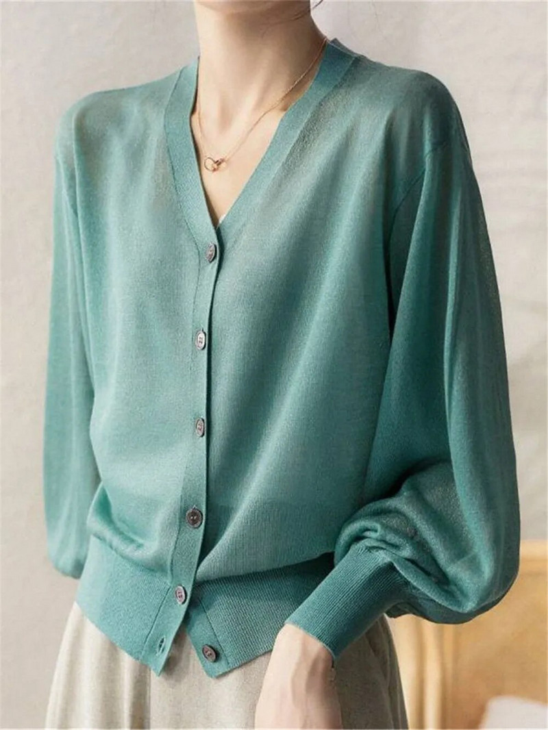 Moteriški megztiniai, ploni, atsparūs saulės spinduliams, vasariniai megzti, paprasti, kasdieniai, solidaus temperamento, viena krūtinė, permatoma atostogų Mujer drabužiai Ropa