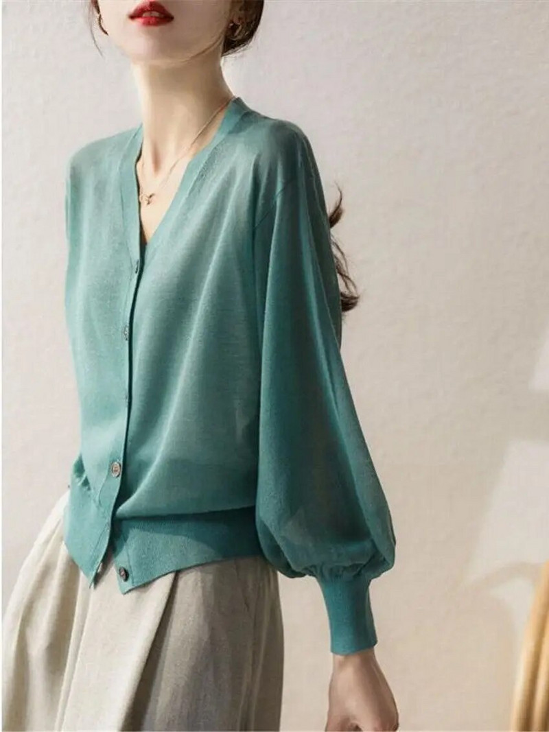 Moteriški megztiniai, ploni, atsparūs saulės spinduliams, vasariniai megzti, paprasti, kasdieniai, solidaus temperamento, viena krūtinė, permatoma atostogų Mujer drabužiai Ropa