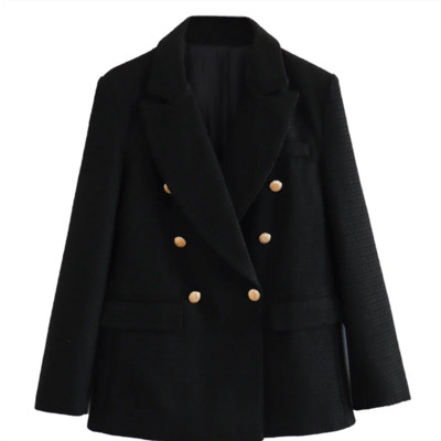 2023 Νέα γυναικεία κάζουαλ σακάκι με διπλό στήθος μόδας υψηλής ποιότητας