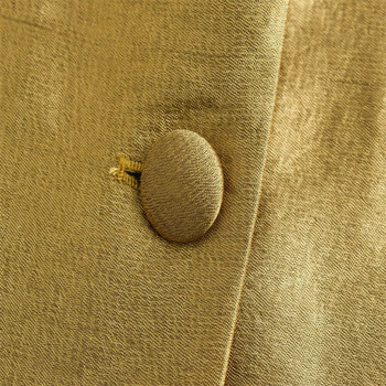 PB&ZA 2023 Φθινοπωρινό νέο γυναικείο κοστούμι μακρυμάνικο πέτο Χαλαρό χρυσό ίσιο κοστούμι παλτό 8753599