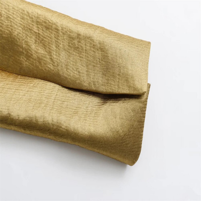 PB&ZA 2023 m. rudens naujas moteriškas kostiumas ilgomis rankovėmis atvartas Laisvas auksinis tiesaus kirpimo kostiumo paltas 8753599