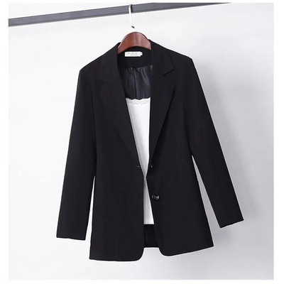 2023. aasta uus naiste ülikonnajope, kevadsügis, naiste bleiser, Korea naiste avara suures suuruses jakk, pikkade varrukatega naiste lühike ülikond