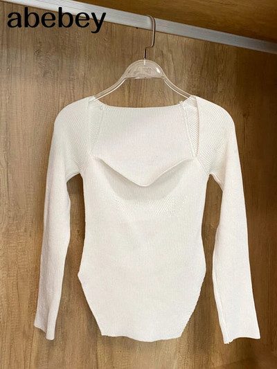 Kandiline krae pikkade varrukatega naiste kampsunid, kootud pullover, naiste kevad-sügis kampsun, talvetopsid naistele, must valge kampsun