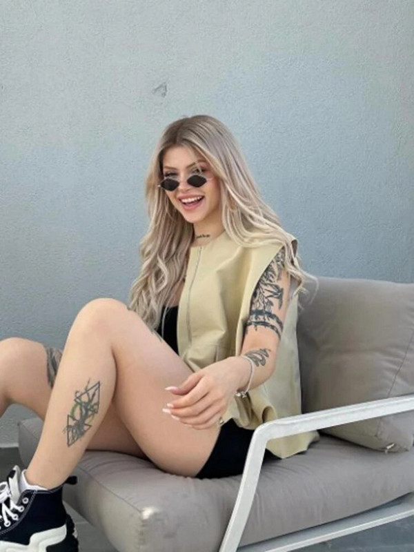 O-kaelusega varrukateta tõmblukuga naiste vest, 2023. aasta sügisene tasku, nööriga naiste vest vabaaja vaba tänavariietus, sobivad jakid