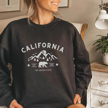 California Bear Φούτερ California T-Shirt Juneteenth Πουκάμισο California Γυναικείο πουκάμισο Unisex California Crewneck Φούτερ