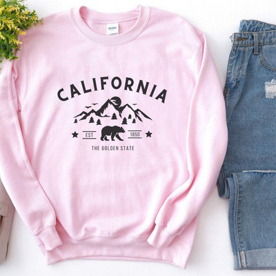 California Bear Φούτερ California T-Shirt Juneteenth Πουκάμισο California Γυναικείο πουκάμισο Unisex California Crewneck Φούτερ