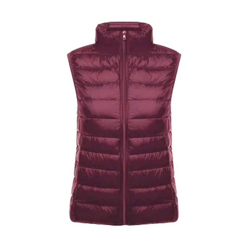 Vest jakid Suures suuruses ülerõivad Solid Lühike Hele sulevest Kantav sulejope Hooaja jooksul жилетка женская 2023