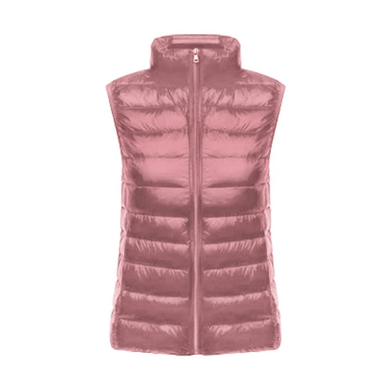 Vest jakid Suures suuruses ülerõivad Solid Lühike Hele sulevest Kantav sulejope Hooaja jooksul жилетка женская 2023