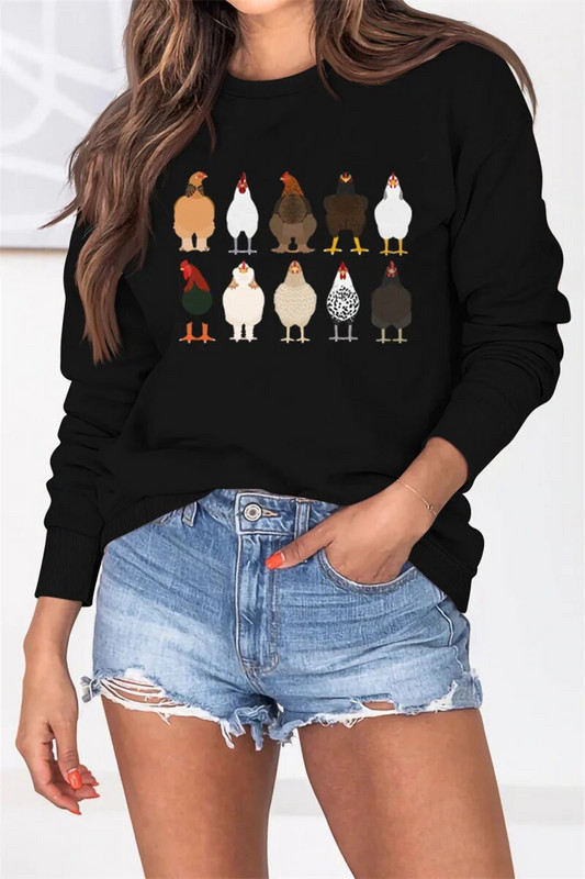 Uus puuvillane kevad- ja sügisene kanamustriline tänupüha moodne pikkade varrukatega särk retro kaelusega pluss suuruses kapuuts