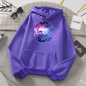 Ιαπωνικά κινούμενα σχέδια Anime Εκτύπωση FAIRY TAIL Hoodies Γυναικεία Harajuku Streetwear Μόδα Φαρδιά φλις κουκούλα πουλόβερ τσέπης Unisex φούτερ