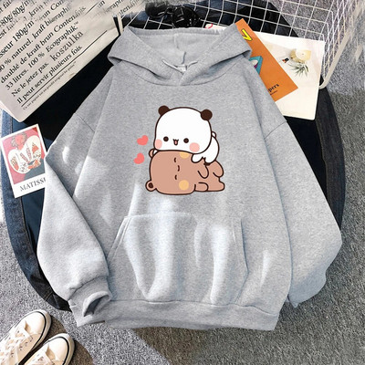 Kawaii Bubu i Dudu majica s kapuljačom Žene Harajuku Smiješne grafičke majice s kapuljačom Unisex Anime stripovi Ležerni puloveri s kapuljačom Trenerke Koreja