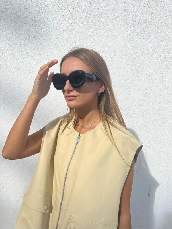 Φερμουάρ με βαμβακερό γιλέκο τσέπης Γυναικείο κομψό στρίφωμα αμάνικο γιλέκο Ζακέτα 2023 Lady High Streetwear γιλέκο Φθινοπωρινό Vintage