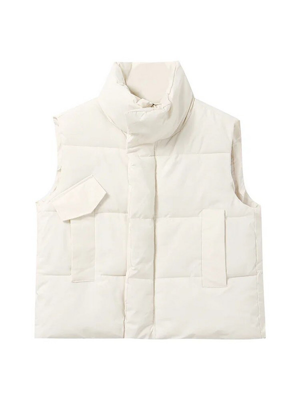 Sügistalvine naiste vabaaja lahtine paks jakk Mantel, kaelus, tõmblukk, tugev soe vestmantel naiste puhvis joped 2023