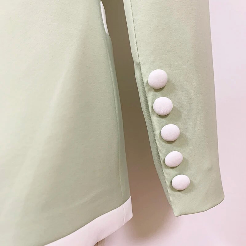 High STREET 2023 Νεότερο ντιζάιν μπουφάν γυναικείο σακάκι χρώματος διπλού στήθους