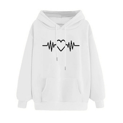 Dropshipping!! Naujas Moteriškas gobtuvas su raišteliu, šiltas megztinis su širdele