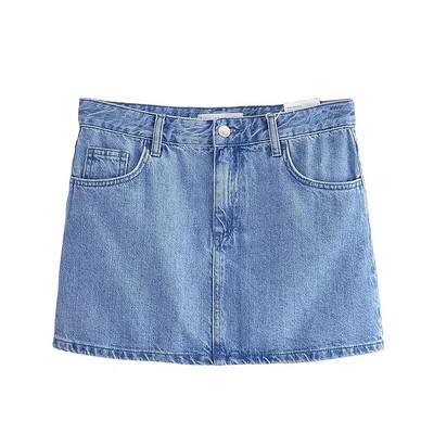 TRAF Naiste Denim Vest Mood Denim Varrukateta Vestid Naistele Jakid Lühikesed Komplektid Tänav Uus Ülerõivad Põhjuslik Naiste vest top