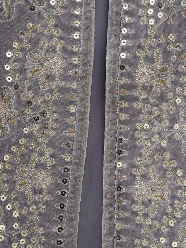 Nlzgmsj TRAF Wmen Vintage O λαιμόκοκκοι παγιέτες λουλουδιών κέντημα κοντό γιλέκο Γυναικείο αμάνικο casual βελούδινο παλτό