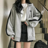 WEIRDO naiste lukuga dressipluus, vabaaja suur kapuutsiga korea stiilis kapuuts Harajuku soliidne pikkade varrukatega naistejope, suured mantlid