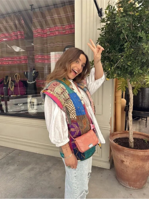 Εκτυπωμένα φλοράλ γιλέκα συνονθύλευμα για γυναίκες Γλυκά αμάνικα στάμπα Φαρδιά γιλέκα 2023 Φθινοπωρινό Vintage Lady Streetwear γιλέκο