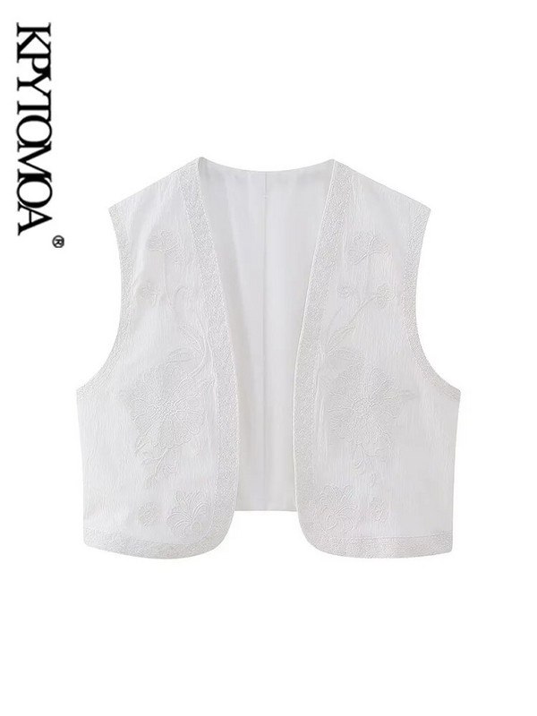 KPYTOMOA naiste mood lilltikandid kärbitud lahtine vest V kaelusega varrukateta naiste ülerõivad šikid topid