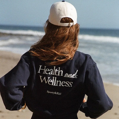 Sport Make You Wellness Printing Graafika Naiste kampsunid Pikkade varrukatega Lahti puuvillane Paks fliis Pullover Vintage stiilis kampsunid