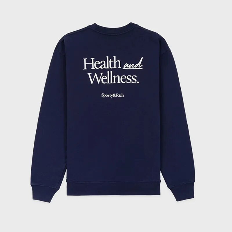 Sports Make You Wellness Printing Graphic Sieviešu džemperi ar garām piedurknēm brīvi kokvilnas bieza flīsa pulovers vintage stila džemperi