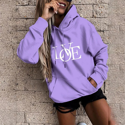 „Lazy Style“ sportinės aprangos megztinis, poliesterio medvilniniai marškiniai, kasdienis moteriškas megztinis, 2021 m. Naujas „Harajuku Hoodie“ moteriškas megztinis