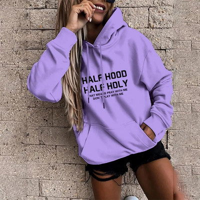 „Lazy Style“ sportinės aprangos megztinis, poliesterio medvilniniai marškiniai, kasdienis moteriškas megztinis, 2021 m. Naujas „Harajuku Hoodie“ moteriškas megztinis