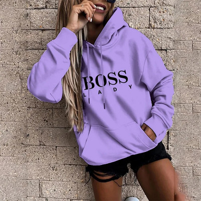„Lazy Style“ sportinės aprangos megztinis, poliesterio medvilniniai marškiniai, kasdienis moteriškas megztinis, 2021 m. Naujas „Harajuku Hoodie“ moteriškas megztinis