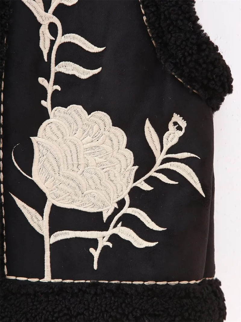 UNIZERA2023 Kvaliteetne sügis/talv uus naiste moe stiilis tikitud kahepoolne paak