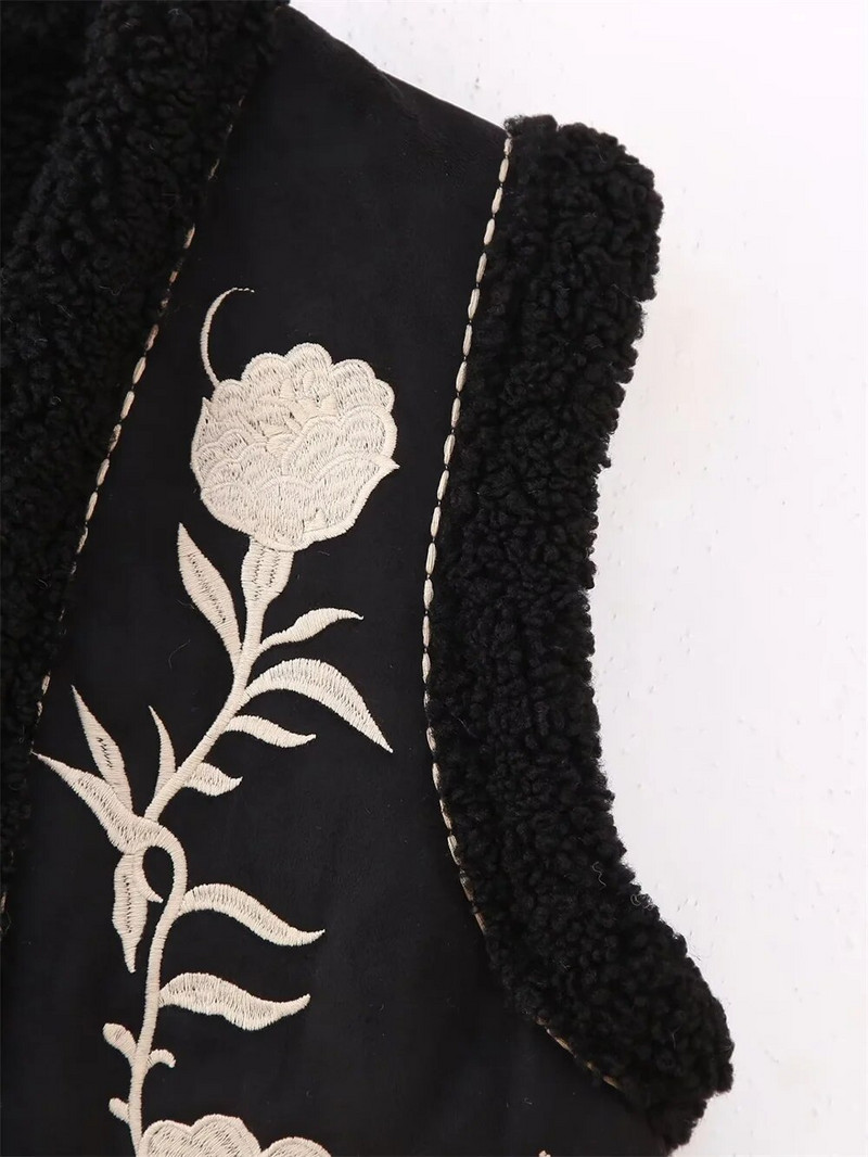 UNIZERA2023 Kvaliteetne sügis/talv uus naiste moe stiilis tikitud kahepoolne paak